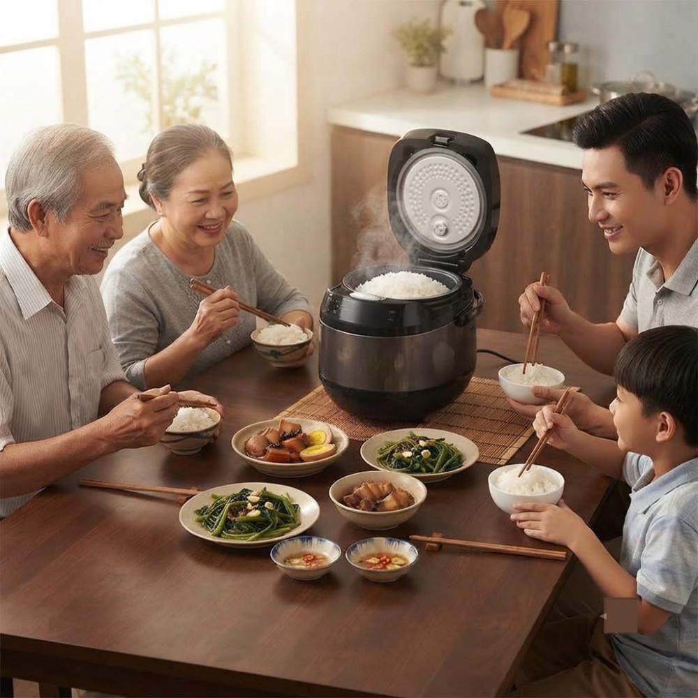 Nồi cơm điện tử Cuckoo CR-1051F/BKBKCRCKV - Hàng chính hãng