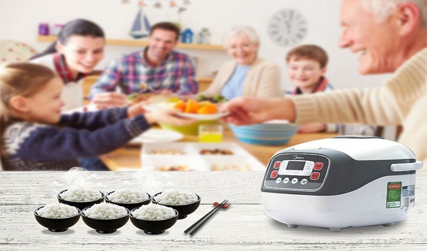 Nồi cơm điện tử Midea MR-SC18MB - Hàng chính hãng