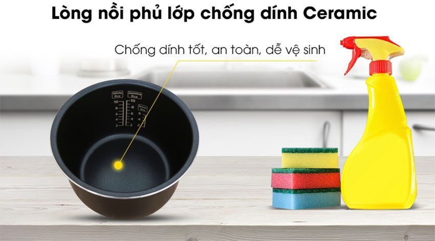 Nồi cơm điện tử Panasonic SR-CX188SRA - Hàng chính hãng
