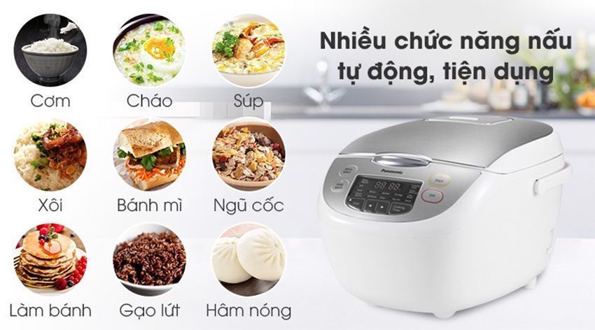 Nồi cơm điện tử Panasonic SR-CX188SRA - Hàng chính hãng