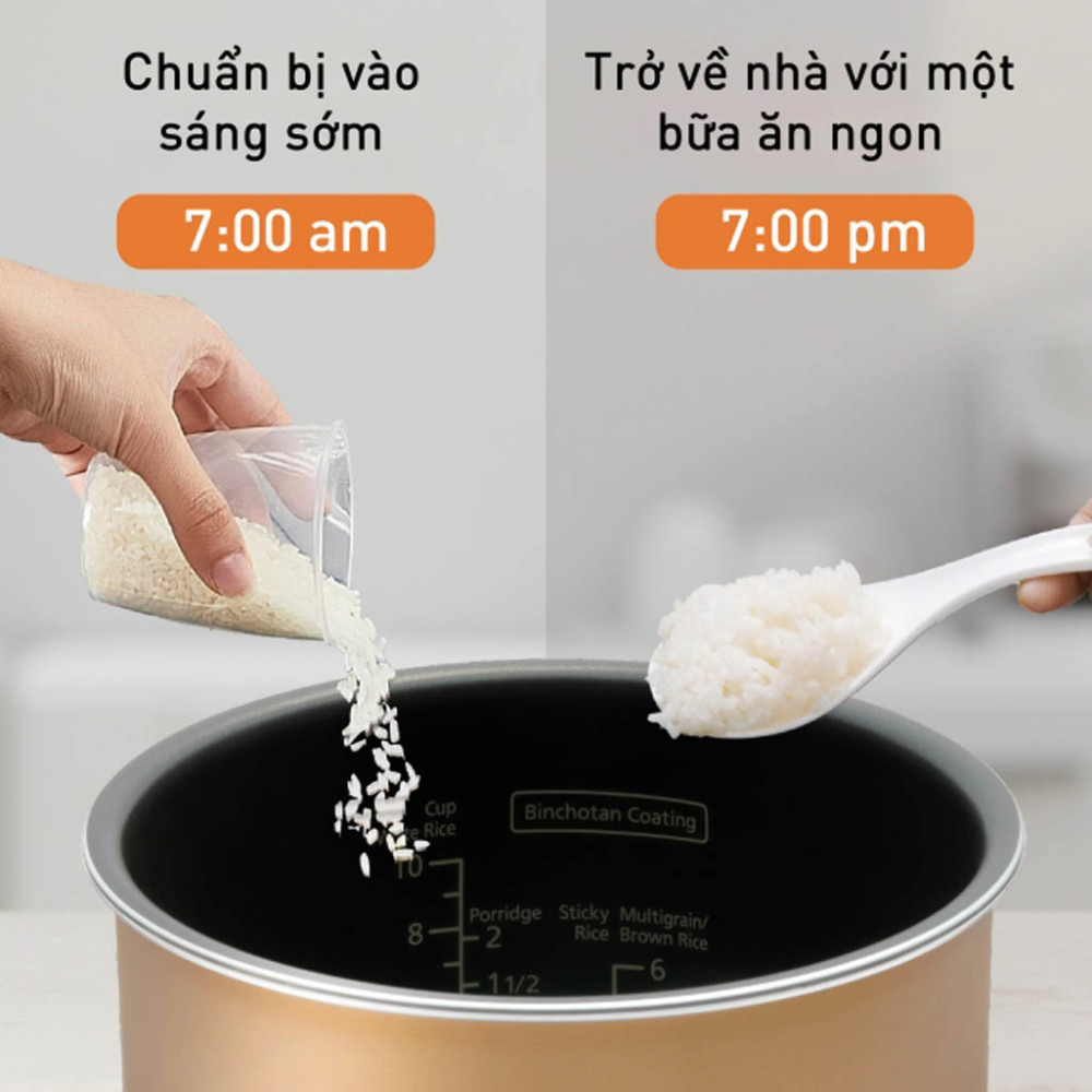 Nồi cơm điện tử Panasonic 1.8 lít SR-DL184WRA - Hàng chính hãng