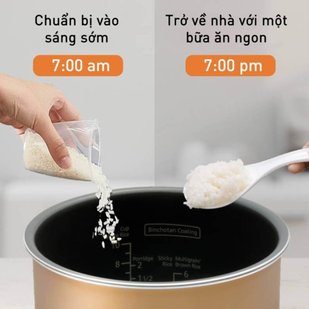 Nồi cơm điện tử Panasonic 1.8 lít SR-DM184KRA - Hàng chính hãng