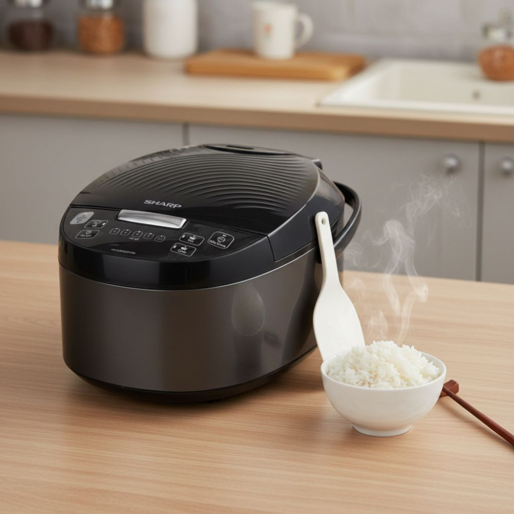 Nồi cơm điện tử Sharp KS-COM152EV-DS - Hàng chính hãng
