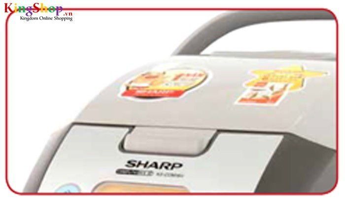 Nồi cơm điện tử Sharp KS-COM18V-W - Dung tích 1.8L - Hàng chính hãng