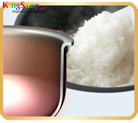 Nồi cơm điện tử Sharp KS-TH18-WH - Dung tích 1.8L - Hàng chính hãng