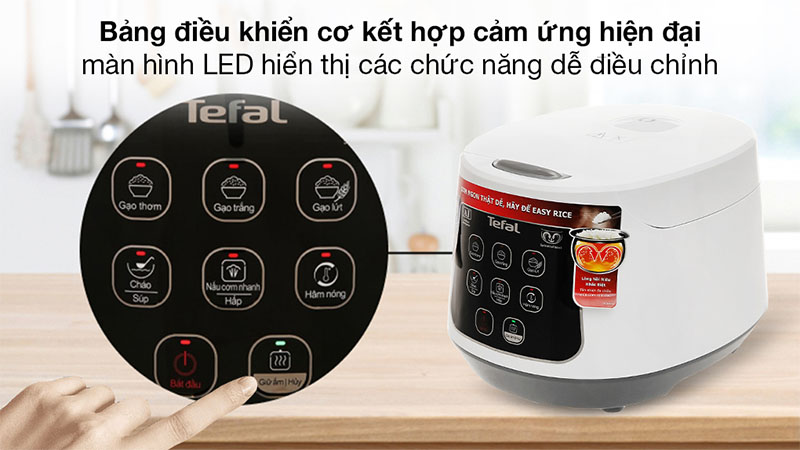 Nồi cơm điện tử Tefal RK730168 - Hàng chính hãng