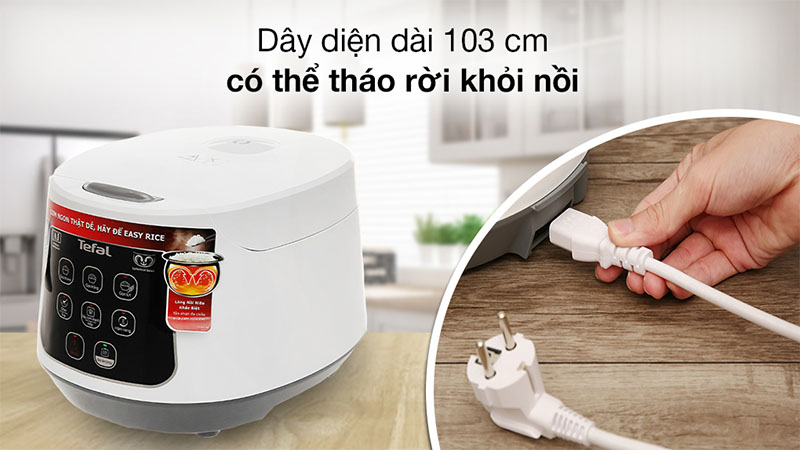 Nồi cơm điện tử Tefal RK730168 - Hàng chính hãng
