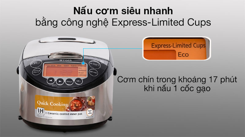 Nồi cơm điện tử cao tần Tiger JKT-D10V - Hàng chính hãng
