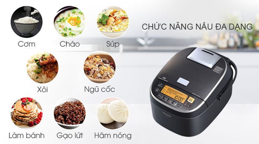 Nồi cơm điện tử cao tầng 1.8 lít Panasonic ANC-SR-PX184KRA - Hàng chính hãng