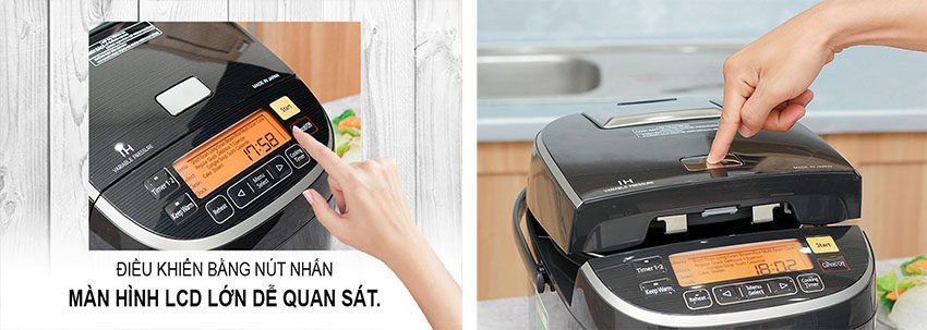 Nồi cơm điện tử cao tầng 1.8 lít Panasonic ANC-SR-PX184KRA - Hàng chính hãng