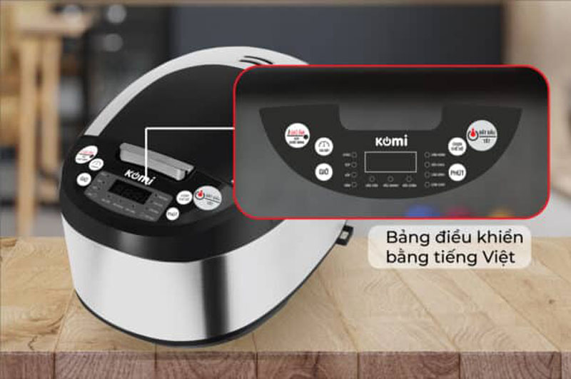 Nồi cơm điện tử Komi KM-03CD - Hàng chính hãng