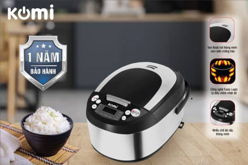 Nồi cơm điện tử Komi KM-03CD - Hàng chính hãng