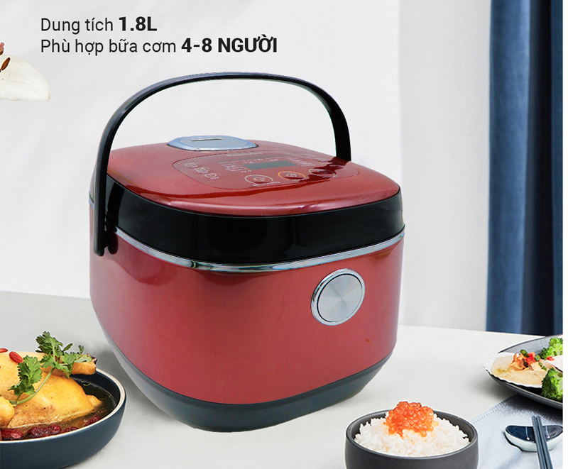 Nồi cơm điện tử 1.8L Nagakawa NAG0135 - Hàng chính hãng