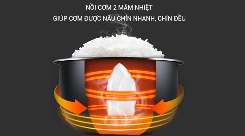 Nồi cơm điện tử Supor SF50FC775A - Hàng chính hãng
