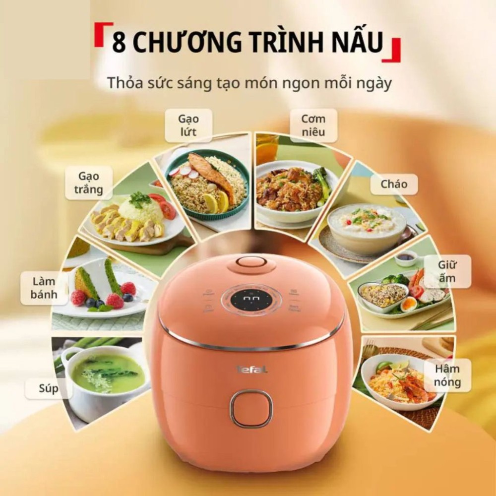 Nồi cơm điện tử Tefal POP MINI - 0.7 lít - Hàng chính hãng