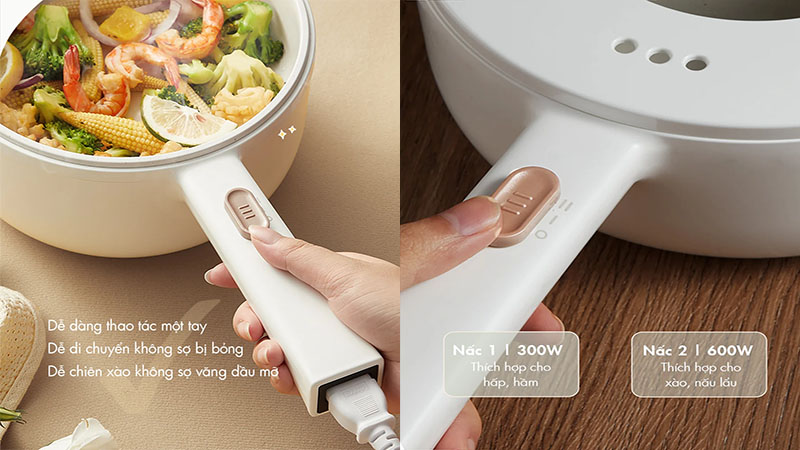 Nồi điện đa năng Bear DRG-E15F2 - Hàng chính hãng