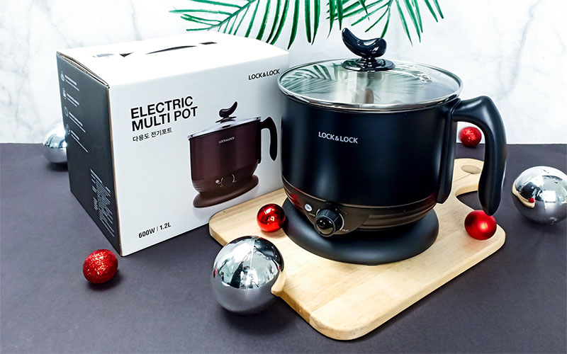Nồi điện đa năng Lock&Lock Multi Pot EJP316BLK - Hàng chính hãng