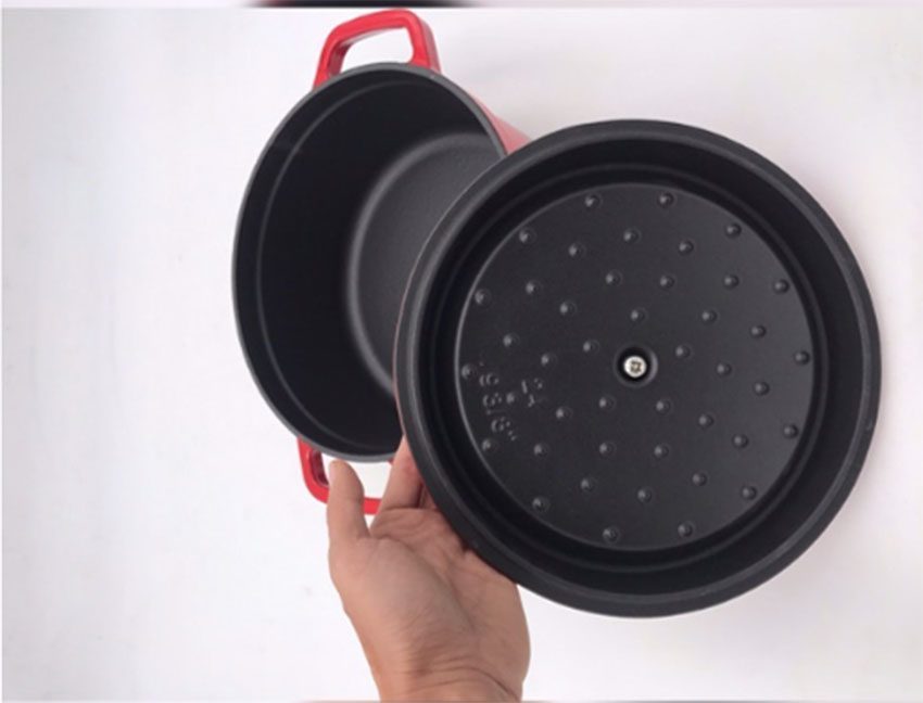Nồi gang đúc 22cm Rapido RK22-RD - Hàng chính hãng