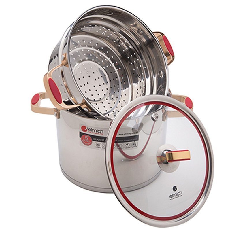 Nồi hấp inox Red Velvet Elmich EL0979 - Hàng chính hãng
