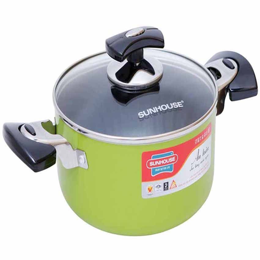 Nồi hợp kim nhôm đáy từ Sunhouse SHG14120 - Hàng chính hãng