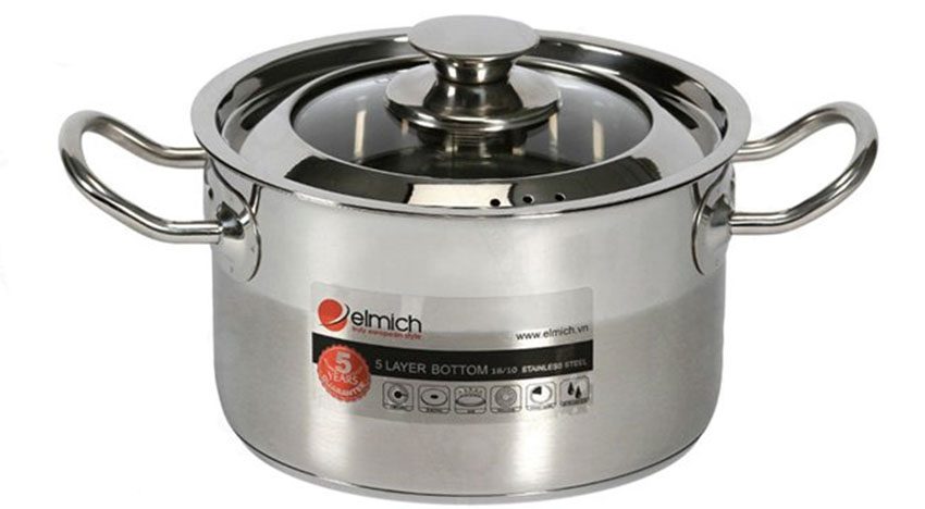 Nồi inox 304 Luxor 24cm Elmich 2355287 - Hàng chính hãng