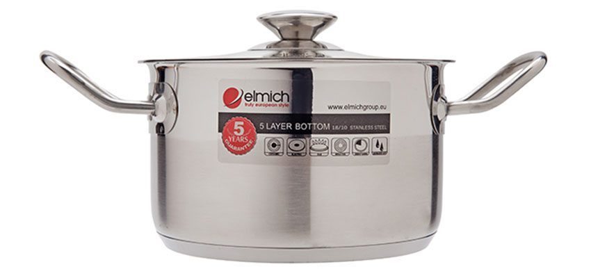 Nồi inox 304 Luxor Elmich 2355284-18cm - Hàng chính hãng