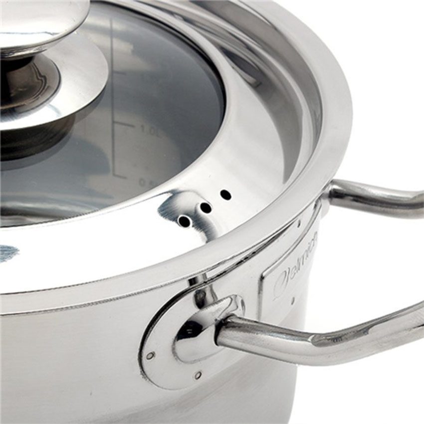 Nồi inox 304 Luxor 20cm Elmich 2355285 - Hàng chính hãng