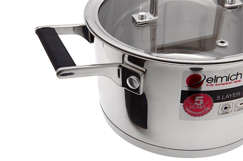 Nồi inox Amadis Elmich 2355271 18 cm - Hàng chính hãng