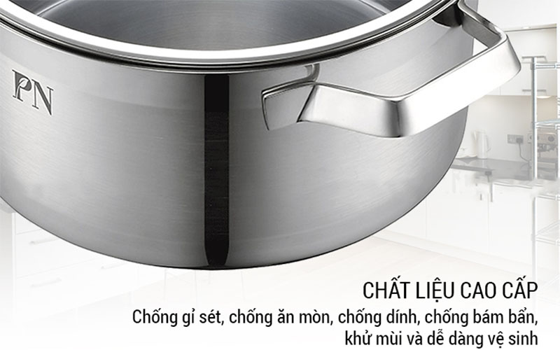 Nồi inox PoongNyun LCPT-24C(IH) - Hàng chính hãng