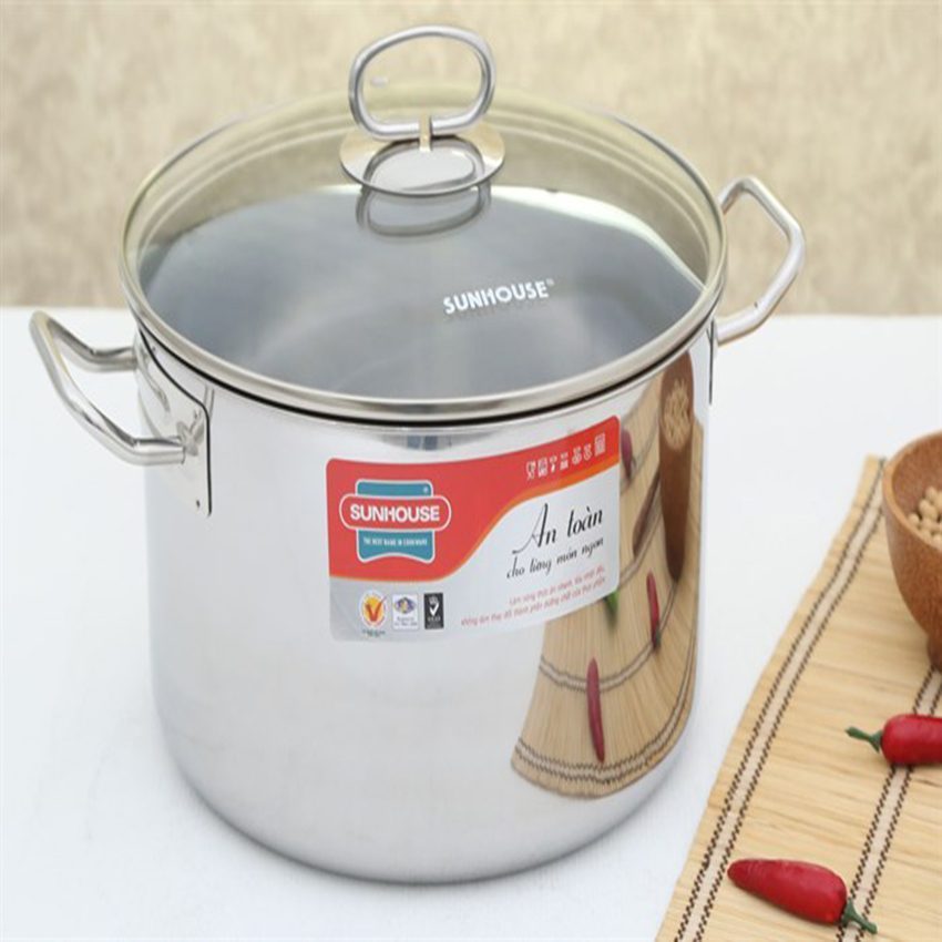 Nồi Inox Sunhouse SHG-26S  - Hàng chính hãng