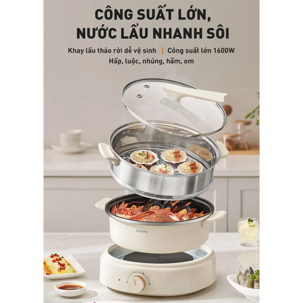 Nồi lẩu đa năng 3 trong 1 Joyoung JHP-525 - Hàng chính hãng