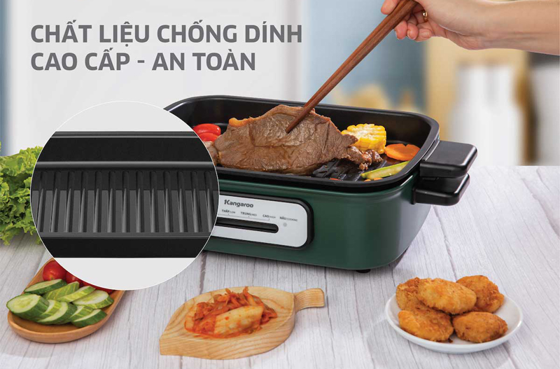 Nồi lẩu đa năng Kangaroo KG5EGH - Hàng chính hãng