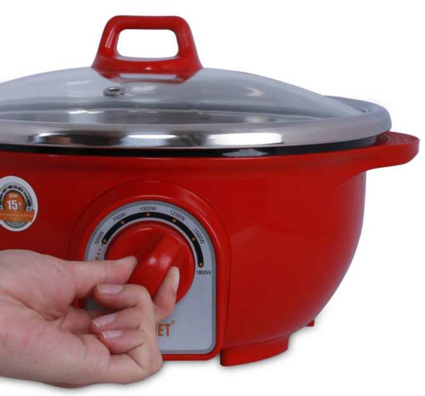 Nồi lẩu điện đa năng Comet CM7738 - Hàng chính hãng