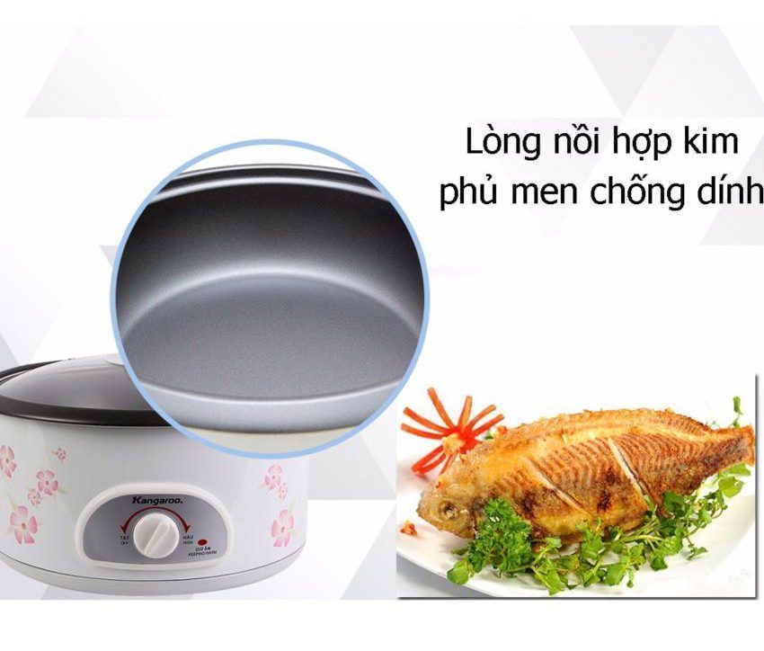 Nồi lẩu điện Kangaroo KG 800 - Hàng chính hãng