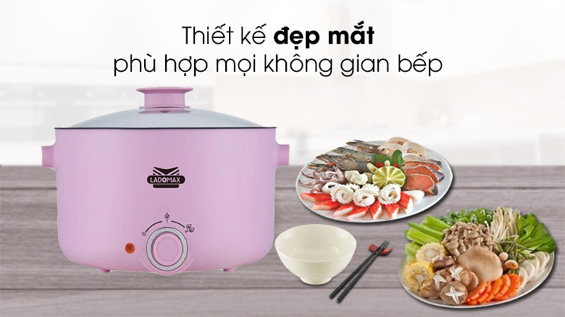 Nồi lẩu điện Ladomax HA-237 - Hàng chính hãng