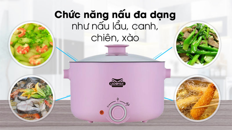 Nồi lẩu điện Ladomax HA-237 - Hàng chính hãng