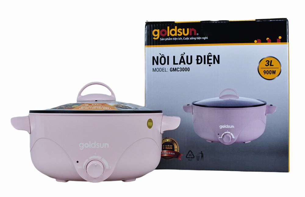 Nồi lẩu điện đa năng Goldsun GMC3000 - Hàng chính hãng