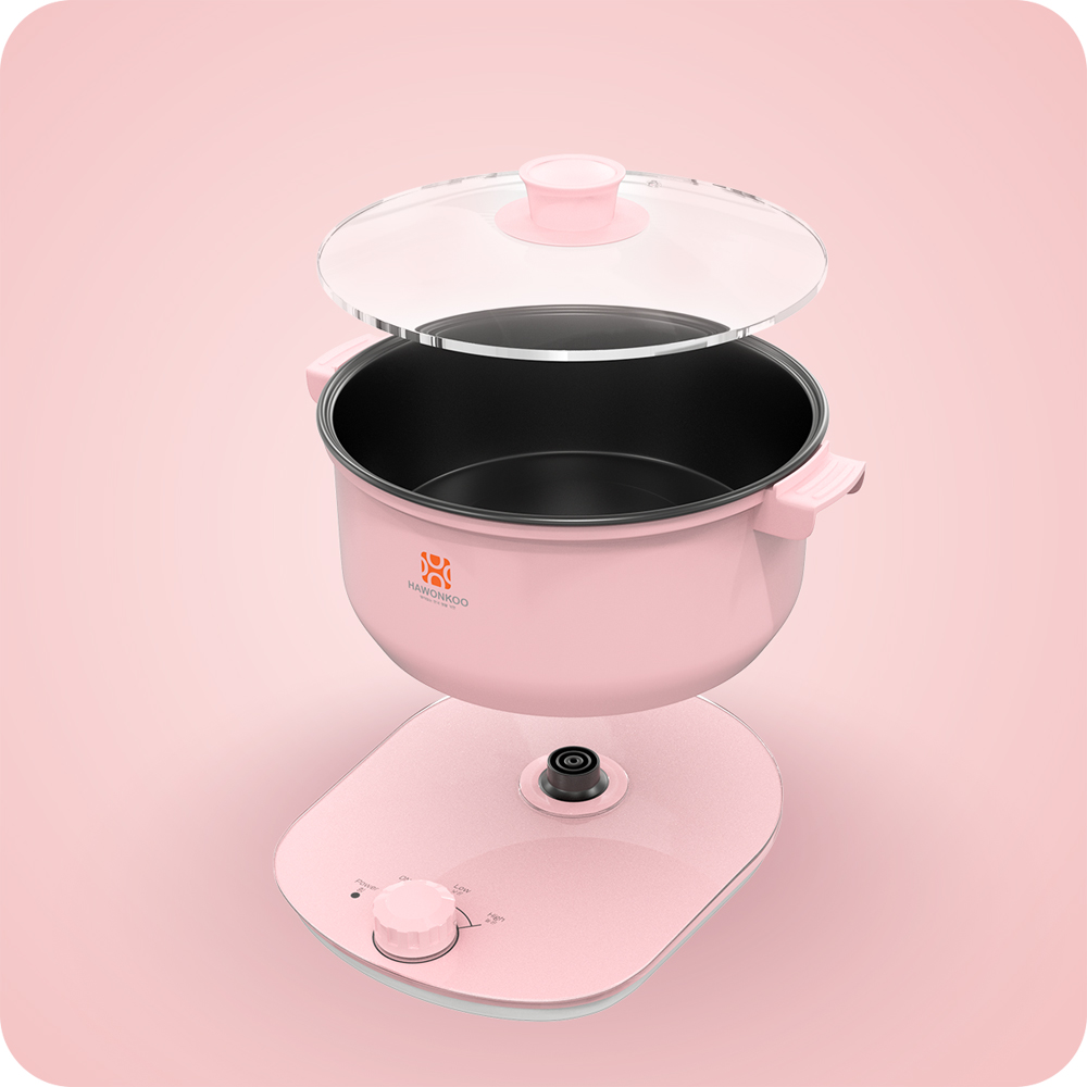 Nồi lẩu điện Hawonkoo HEH-100-PK - Hàng chính hãng