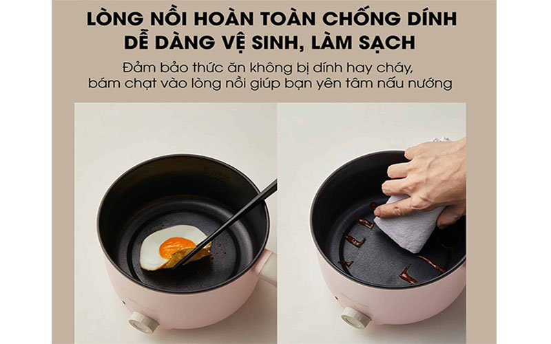 Nồi lẩu điện mini Bear DRG-C12K1 - Hàng chính hãng
