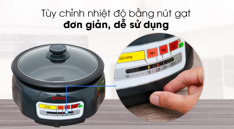 Nồi lẩu điện Supor HFK26EVN-130 - Hàng chính hãng