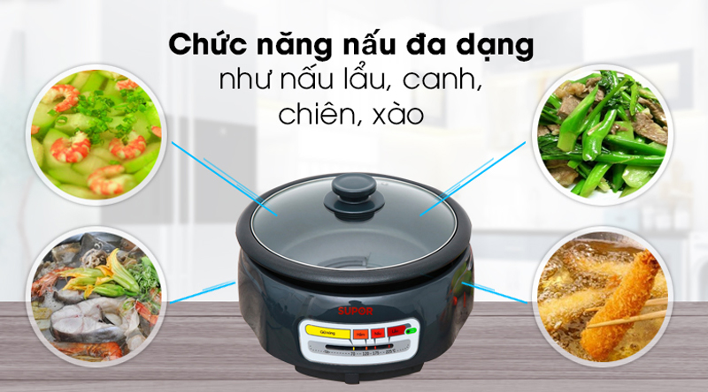 Nồi lẩu điện Supor HFK26EVN-130 - Hàng chính hãng