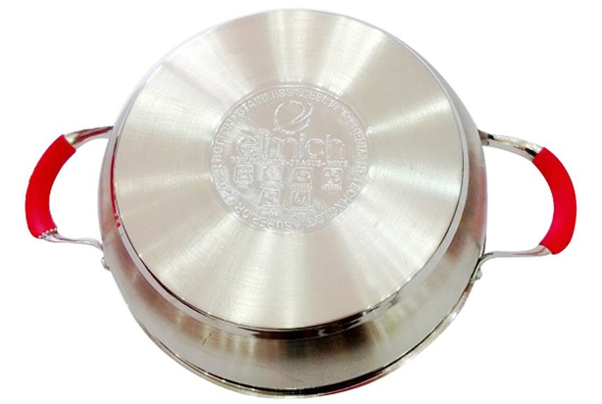 Nồi lẩu inox đáy từ Elmich EL6687 - Hàng chính hãng