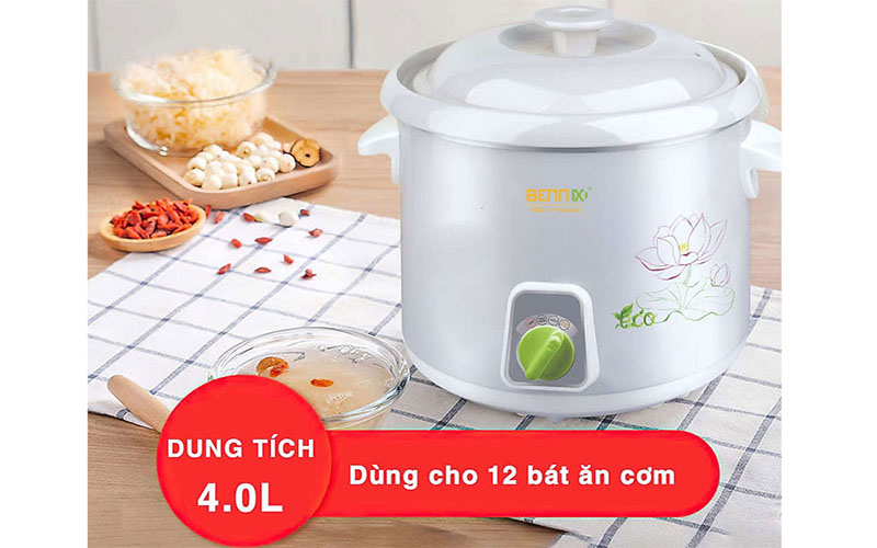 Nồi nấu chậm Bennix BN-40SLC - Hàng chính hãng