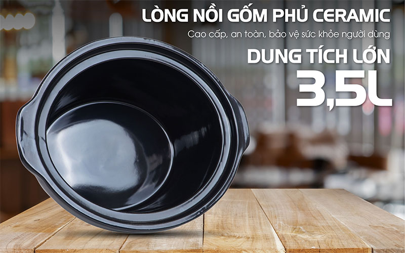 Nồi nấu chậm Hasuka HSK-138 - Hàng chính hãng