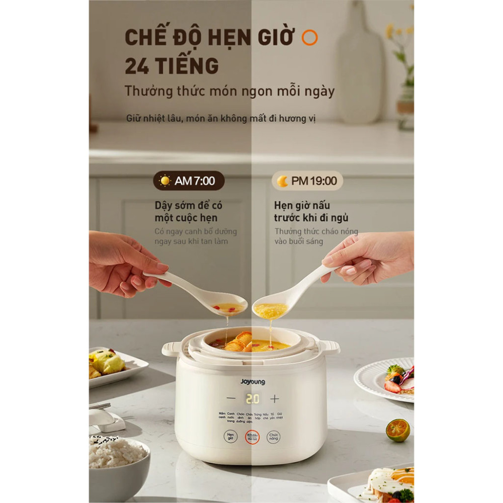 Nồi nấu chậm Joyoung JSC-107 - Hàng chính hãng