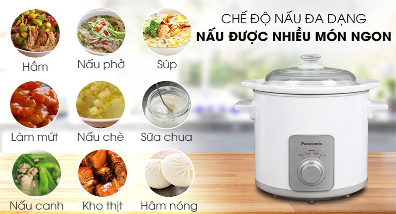Nồi nấu chậm Panasonic NF-N30ASRA - Hàng chính hãng