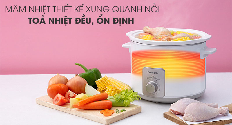 Nồi nấu chậm Panasonic NF-N30ASRA - Hàng chính hãng