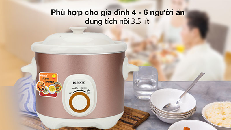 Nồi tiềm điện Lorente LT–135 - Hàng chính hãng