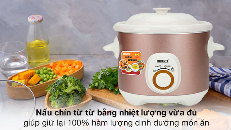 Nồi tiềm điện Lorente LT–135 - Hàng chính hãng