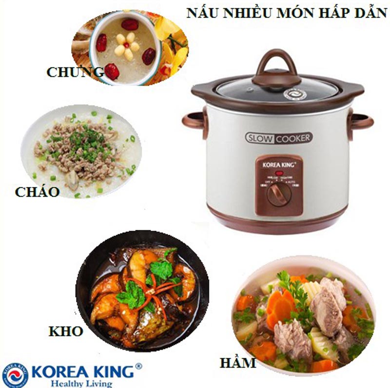 Nồi tiềm KoreaKing PSC-30GL - Hàng chính hãng